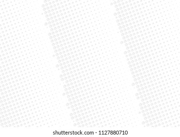 Abstract halftone dotted background. Futuristic grunge pattern, dot, circles, shadow.  Gray modern optical pop art texture for posters, sites, business cards, cover, labels mock-up, vintage stickers