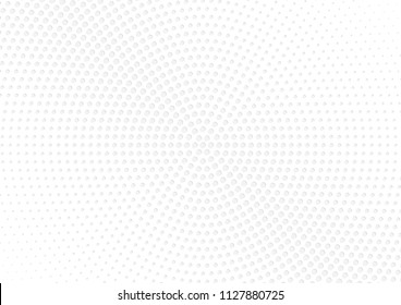 Abstract halftone dotted background. Futuristic grunge pattern, dot, circles, shadow.  Gray modern optical pop art texture for posters, sites, business cards, cover, labels mock-up, vintage stickers