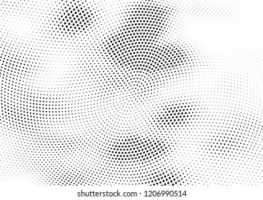 Abstract halftone dotted background. Futuristic grunge pattern, dot and circles.  Vector modern optical pop art texture for posters, sites, business cards, cover, postcards, labels, stickers layout.
