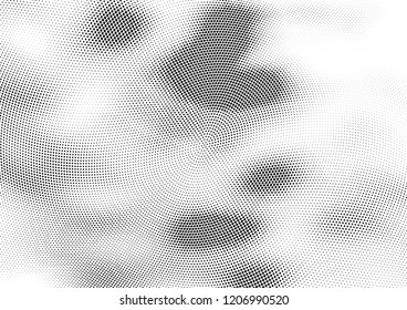 Abstract halftone dotted background. Futuristic grunge pattern, dot and circles.  Vector modern optical pop art texture for posters, sites, business cards, cover, postcards, labels, stickers layout.