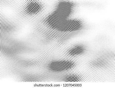 Abstract halftone dotted background. Futuristic grunge pattern, dot and circles.  Vector modern optical pop art texture for posters, sites, business cards, cover, postcards, labels, stickers layout.