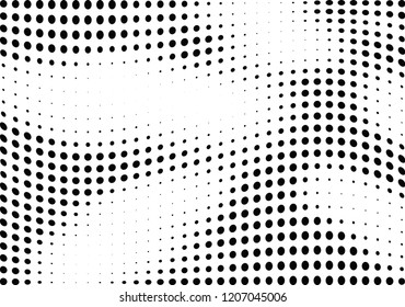 Abstract halftone dotted background. Futuristic grunge pattern, dot and circles.  Vector modern optical pop art texture for posters, sites, business cards, cover, postcards, labels, stickers layout.