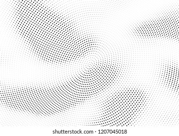 Abstract halftone dotted background. Futuristic grunge pattern, dot and circles.  Vector modern optical pop art texture for posters, sites, business cards, cover, postcards, labels, stickers layout.
