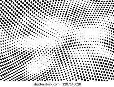 Abstract halftone dotted background. Futuristic grunge pattern, dot and circles.  Vector modern optical pop art texture for posters, sites, business cards, cover, postcards, labels, stickers layout.