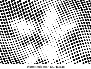 Abstract halftone dotted background. Futuristic grunge pattern, dot and circles.  Vector modern optical pop art texture for posters, sites, business cards, cover, postcards, labels, stickers layout.