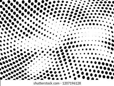 Abstract halftone dotted background. Futuristic grunge pattern, dot and circles.  Vector modern optical pop art texture for posters, sites, business cards, cover, postcards, labels, stickers layout.