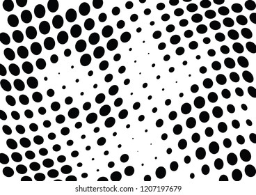 Abstract halftone dotted background. Futuristic grunge pattern, dot and circles.  Vector modern optical pop art texture for posters, sites, business cards, cover, postcards, labels, stickers layout.