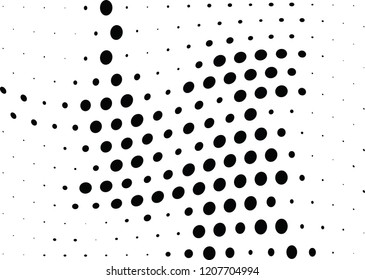 Abstract halftone dotted background. Futuristic grunge pattern, dot and circles.  Vector modern optical pop art texture for posters, sites, business cards, cover, postcards, labels, stickers layout.