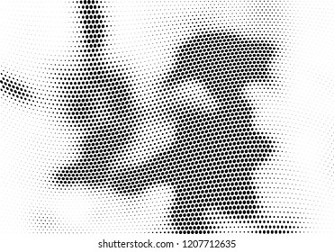 Abstract halftone dotted background. Futuristic grunge pattern, dot and circles.  Vector modern optical pop art texture for posters, sites, business cards, cover, postcards, labels, stickers layout.