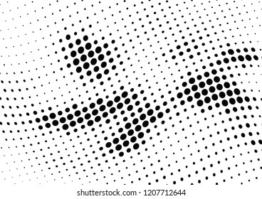 Abstract halftone dotted background. Futuristic grunge pattern, dot and circles.  Vector modern optical pop art texture for posters, sites, business cards, cover, postcards, labels, stickers layout.