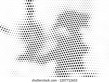 Abstract halftone dotted background. Futuristic grunge pattern, dot and circles.  Vector modern optical pop art texture for posters, sites, business cards, cover, postcards, labels, stickers layout.