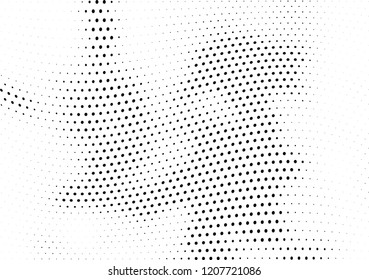 Abstract halftone dotted background. Futuristic grunge pattern, dot and circles.  Vector modern optical pop art texture for posters, sites, business cards, cover, postcards, labels, stickers layout.