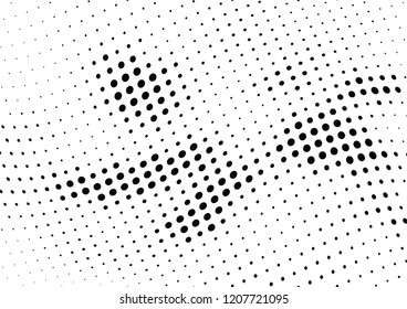 Abstract halftone dotted background. Futuristic grunge pattern, dot and circles.  Vector modern optical pop art texture for posters, sites, business cards, cover, postcards, labels, stickers layout.