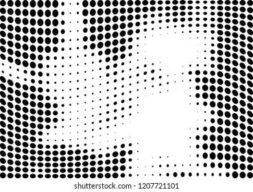 Abstract halftone dotted background. Futuristic grunge pattern, dot and circles.  Vector modern optical pop art texture for posters, sites, business cards, cover, postcards, labels, stickers layout.