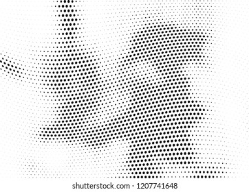 Abstract halftone dotted background. Futuristic grunge pattern, dot and circles.  Vector modern optical pop art texture for posters, sites, business cards, cover, postcards, labels, stickers layout.