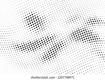 Abstract halftone dotted background. Futuristic grunge pattern, dot and circles.  Vector modern optical pop art texture for posters, sites, business cards, cover, postcards, labels, stickers layout.
