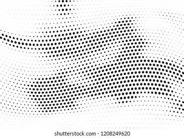 Abstract halftone dotted background. Futuristic grunge pattern, dot and circles.  Vector modern optical pop art texture for posters, sites, business cards, cover, postcards, labels, stickers layout.