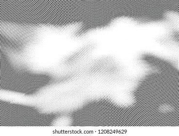 Abstract halftone dotted background. Futuristic grunge pattern, dot and circles.  Vector modern optical pop art texture for posters, sites, business cards, cover, postcards, labels, stickers layout.