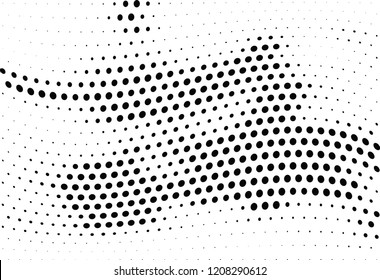 Abstract halftone dotted background. Futuristic grunge pattern, dot and circles.  Vector modern optical pop art texture for posters, sites, business cards, cover, postcards, labels, stickers layout.