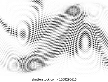 Abstract halftone dotted background. Futuristic grunge pattern, dot and circles.  Vector modern optical pop art texture for posters, sites, business cards, cover, postcards, labels, stickers layout.