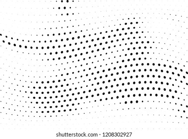 Abstract halftone dotted background. Futuristic grunge pattern, dot and circles.  Vector modern optical pop art texture for posters, sites, business cards, cover, postcards, labels, stickers layout.