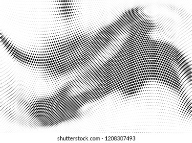 Abstract halftone dotted background. Futuristic grunge pattern, dot and circles.  Vector modern optical pop art texture for posters, sites, business cards, cover, postcards, labels, stickers layout.