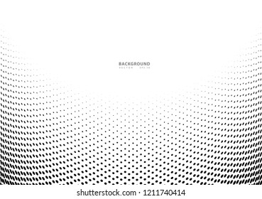 Abstract halftone dotted background. Futuristic grunge pattern, dot, wave. Vector modern optical pop art texture for posters, sites, business cards, cover, labels mock-up, vintage layout