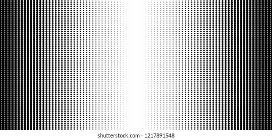 Abstract halftone dotted background. Futuristic grunge pattern, dot, wave. Vector modern optical pop art texture for posters, sites, business cards, cover, labels mock-up, vintage layout
