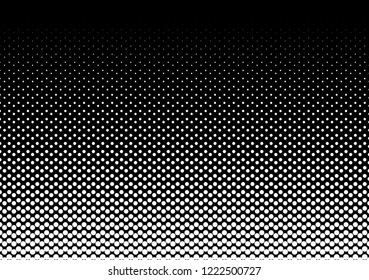 Abstract halftone dotted background. Futuristic grunge pattern, dot. Vector modern optical pop art texture for posters, sites, business cards, cover, labels mock-up, vintage layout