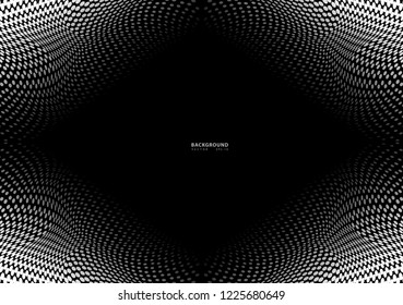 Abstract halftone dotted background. Futuristic grunge pattern, dot, wave. Vector modern optical pop art texture for posters, sites, business cards, cover, labels mock-up, vintage layout