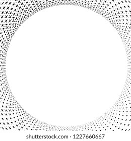 Abstract halftone dotted background. Futuristic grunge pattern. Vector pop art template for posters, showcases, cover, labels mock-up, stickers layout