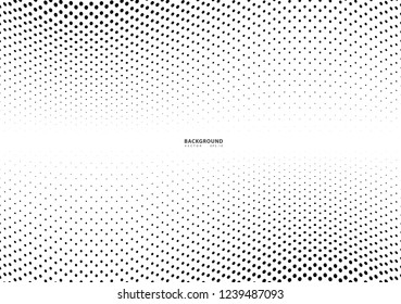 Abstract halftone dotted background. Futuristic grunge pattern, dot, wave. Vector modern optical pop art texture for posters, sites, business cards, cover, labels mock-up, vintage layout