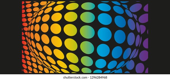 Abstract halftone dotted background. Futuristic grunge pattern, dot, wave