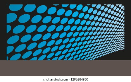 Abstract halftone dotted background. Futuristic grunge pattern, dot, wave