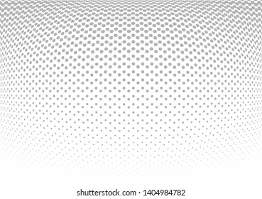 Abstract halftone dotted background. Futuristic grunge pattern, dot, wave. Vector modern optical pop art texture for posters, sites, business cards, cover, labels mock-up, vintage layout