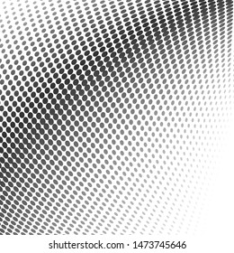 Abstract halftone dotted background. Futuristic grunge pattern, dot, wave. Vector modern optical pop art texture for posters, sites, business cards, cover, labels mock-up, vintage layout