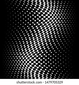 Abstract halftone dotted background. Futuristic grunge pattern, dot, wave. Vector modern optical pop art texture for posters, sites, business cards, cover, labels mock-up, vintage layout