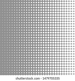 Abstract halftone dotted background. Futuristic grunge pattern, dot, wave. Vector modern optical pop art texture for posters, sites, business cards, cover, labels mock-up, vintage layout
