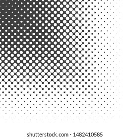 Abstract halftone dotted background. Futuristic grunge pattern, dot, wave. Vector modern optical pop art texture for posters, sites, business cards, cover, labels mock-up, vintage layout