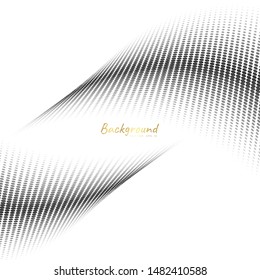 Abstract halftone dotted background. Futuristic grunge pattern, dot, wave. Vector modern optical pop art texture for posters, sites, business cards, cover, labels mock-up, vintage layout