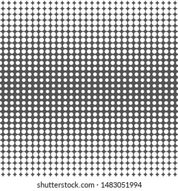 Abstract halftone dotted background. Futuristic grunge pattern, dot, wave. Vector modern optical pop art texture for posters, sites, business cards, cover, labels mock-up, vintage layout