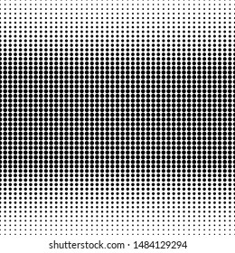 Abstract halftone dotted background. Futuristic grunge pattern, dot, wave. Vector modern optical pop art texture for posters, sites, business cards, cover, labels mock-up, vintage layout