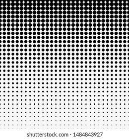 Abstract halftone dotted background. Futuristic grunge pattern, dot, wave. Vector modern optical pop art texture for posters, sites, business cards, cover, labels mock-up, vintage layout
