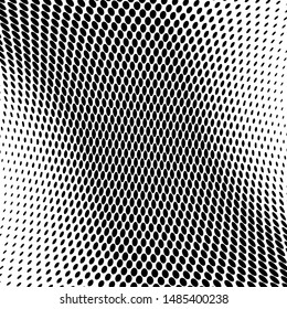 Abstract halftone dotted background. Futuristic grunge pattern, dot, wave. Vector modern optical pop art texture for posters, sites, business cards, cover, labels mock-up, vintage layout