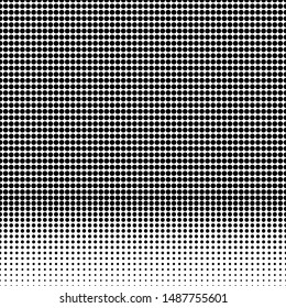 Abstract halftone dotted background. Futuristic grunge pattern, dot, wave. Vector modern optical pop art texture for posters, sites, business cards, cover, labels mock-up, vintage layout