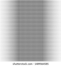 Abstract halftone dotted background. Futuristic grunge pattern, dot, wave. Vector modern optical pop art texture for posters, sites, business cards, cover, labels mock-up, vintage layout