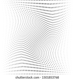 Abstract halftone dotted background. Futuristic grunge pattern, dot, wave. Vector modern optical pop art texture for posters, sites, business cards, cover, labels mock-up, vintage layout