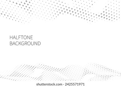 Fondo punteado de semitono abstracto. Patrón futurista de grunge, punto, onda. Vector moderno elegante textura de arte pop para carteles, sitios, tarjetas de visita, cubiertas, etiquetas de maqueta.