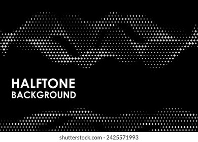 Abstract halftone dotted background. Futuristic grunge pattern, dot, wave. Vector modern stylish pop art texture for posters, sites, business cards, covers, labels mockup.