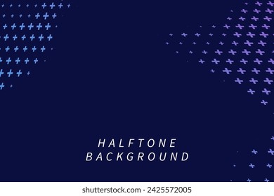 Abstrakter Halbton gepunkteter Hintergrund. Futuristisches Grunge-Muster, Punkt, Welle. Vektor moderne stilvolle Pop Art Textur für Poster, Seiten, Visitenkarten, Cover, Etiketten Mockup.